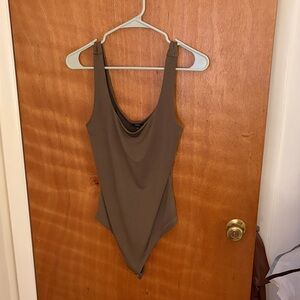 Express Olive Bodysuit